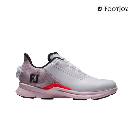 Footjoy Shoes Wm 93792 Fs W Fj Fuel Boa Wht/Pnk/Crl