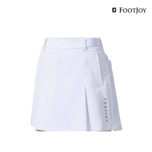 FOOTJOY SKIRT W 82135 ES JP W SOLID PLEATS WT