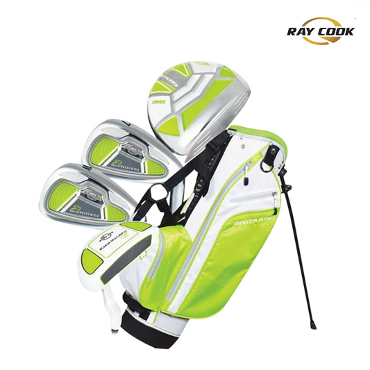 FULL SET RAYCOOK MANTA RAY JUNIOR 5PCS LIME/WHT LH AGE 6-8