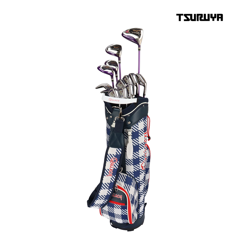 FULL SET TSURUYA QUINCY SZ CARBON LADIES 13PCS NAVY/WHITE