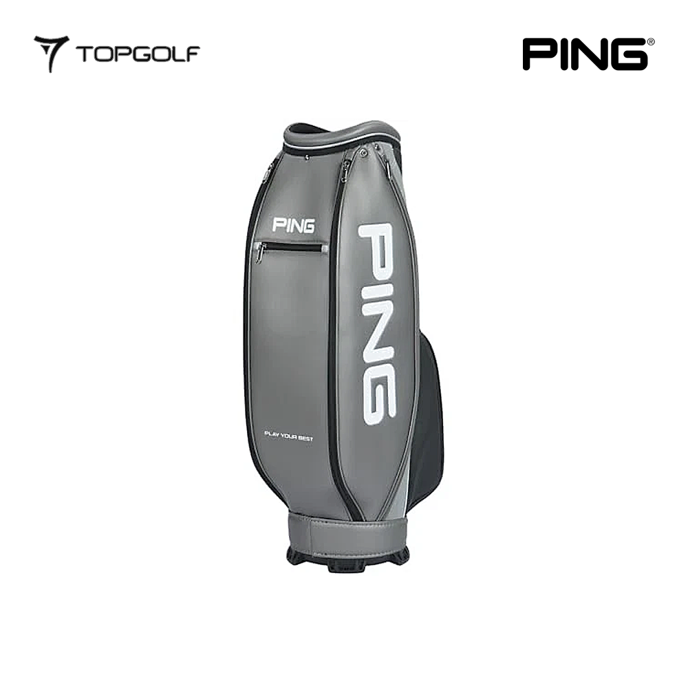 PING CADDIE BAG CB-P2402 PEORIA SILVER/BLACK