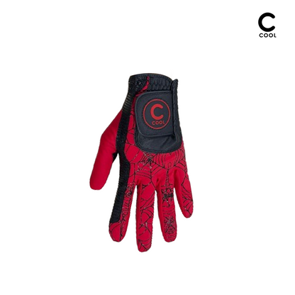 GLOVE COOL SPIDER BLACK/RED