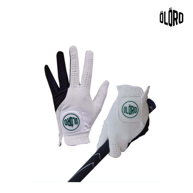 GLOVE OLOROGOLF GDS-L DYNAMIC SOFT WHT/BLK