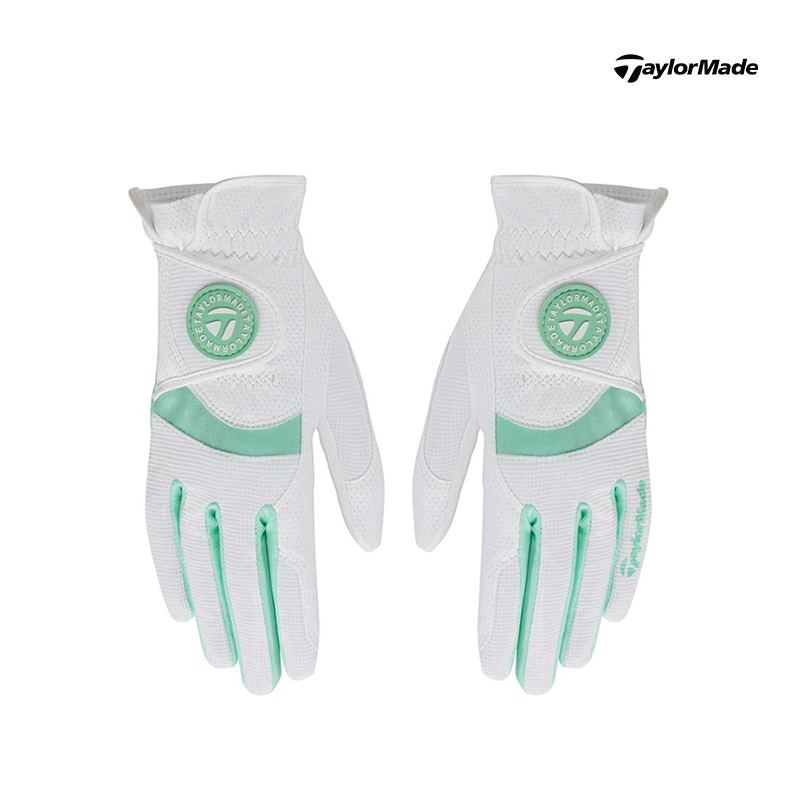 GLOVE TAYLORMADE N94922 ('23) T-ICE A/W PAIR WMN WHITE/GREEN