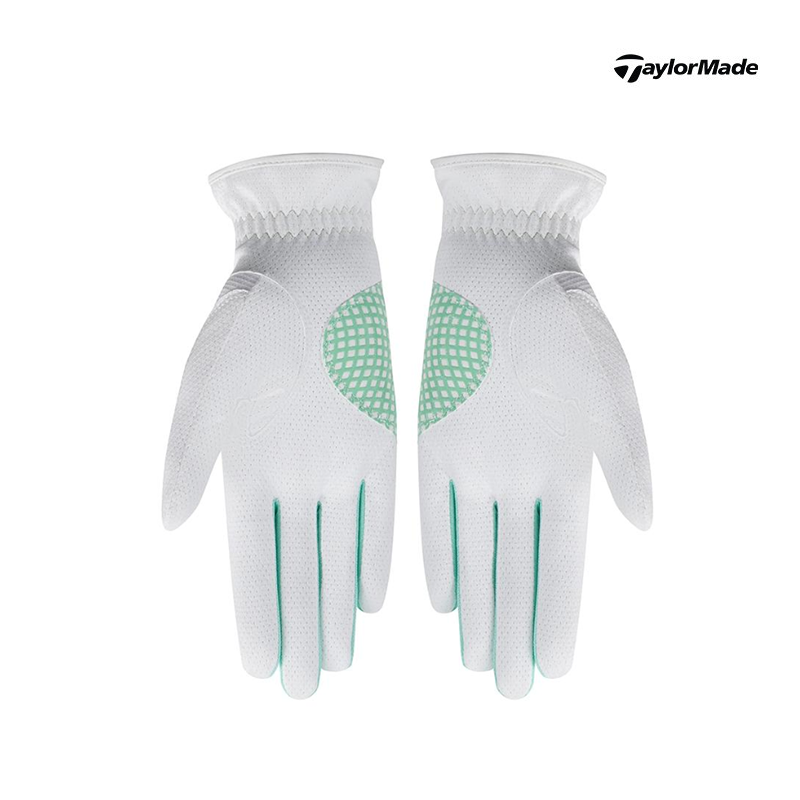 GLOVE TAYLORMADE N94922 ('23) T-ICE A/W PAIR WMN WHITE/GREEN