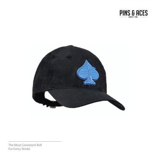 HAT PINS & ACES WOMEN'S SPADE - BLACK & BLUE