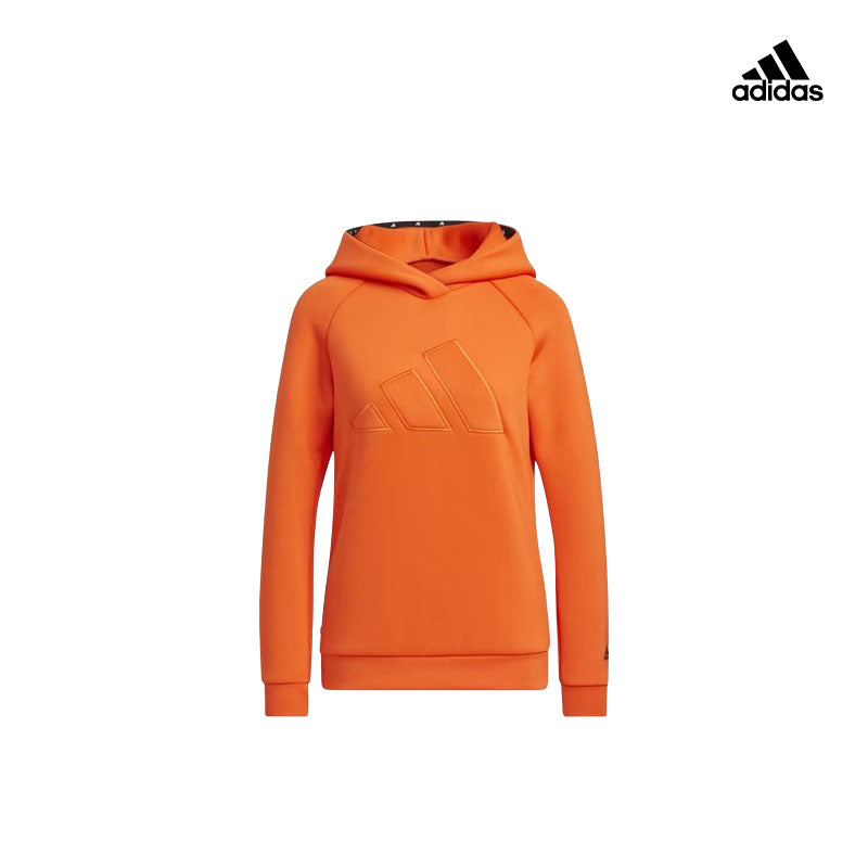 HOODIE ADIDAS HG8252 WOMEN BOS SPACER KNIT ORANGE