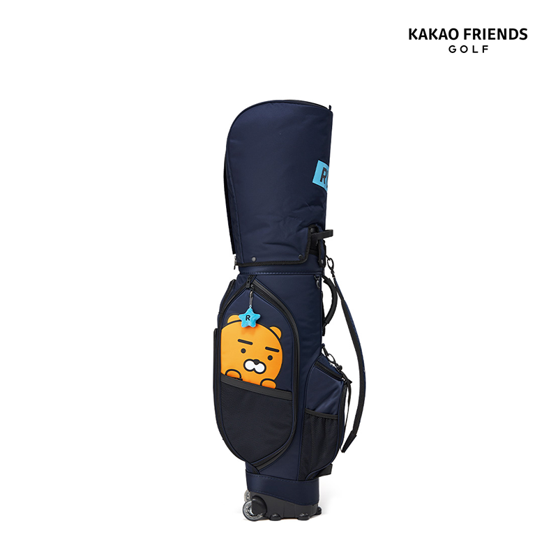 KAKAO CADDIE BAG BASIC WHEEL CADDIE BAG - RYAN (NAVY)