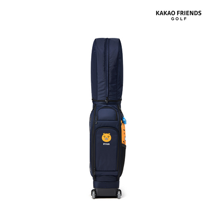 KAKAO CADDIE BAG BASIC WHEEL CADDIE BAG - RYAN (NAVY)