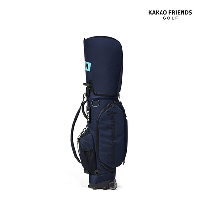 KAKAO CADDIE BAG BASIC WHEEL CADDIE BAG - RYAN (NAVY)