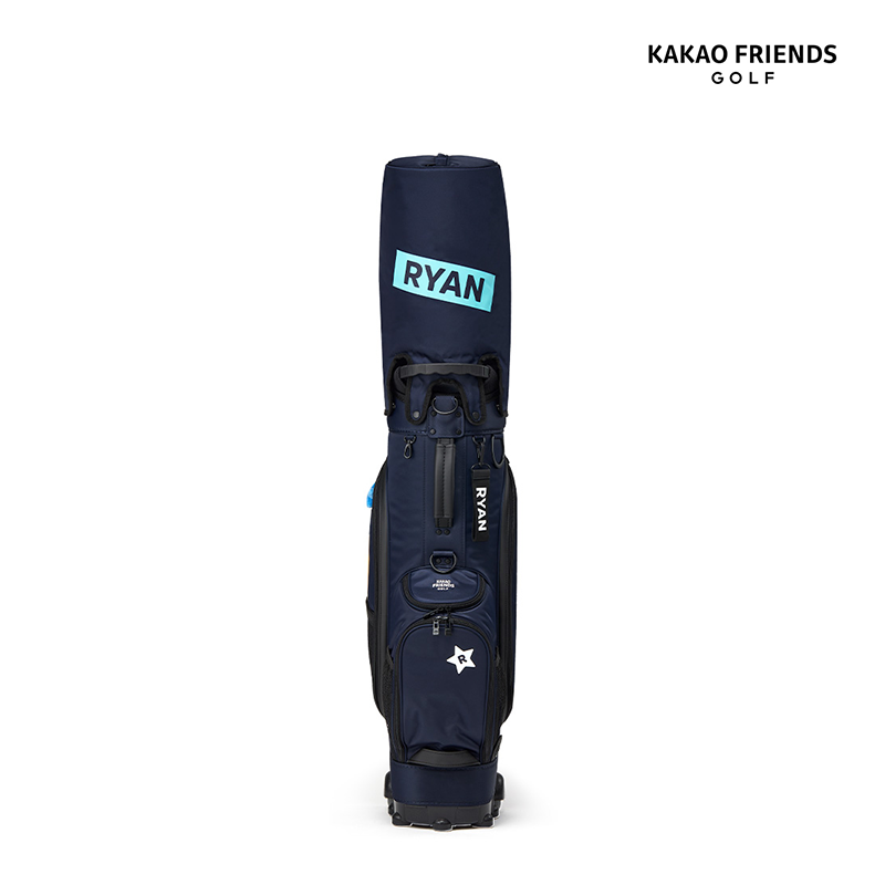 KAKAO CADDIE BAG BASIC WHEEL CADDIE BAG - RYAN (NAVY)