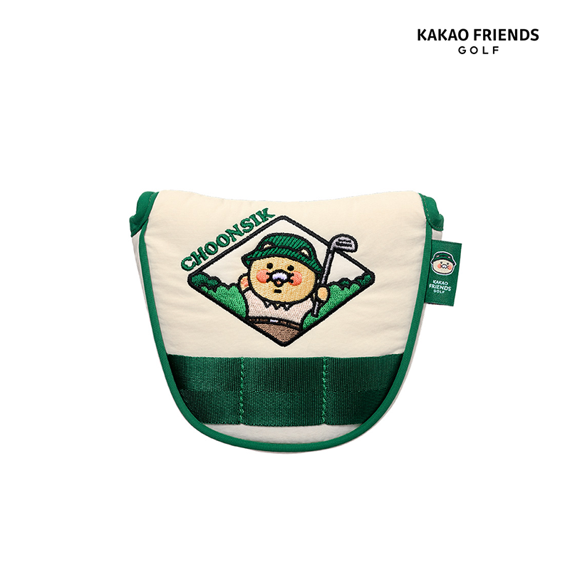 KAKAO PUTTER MALLET HEAD COVER GO GREEN - CHOONSIK