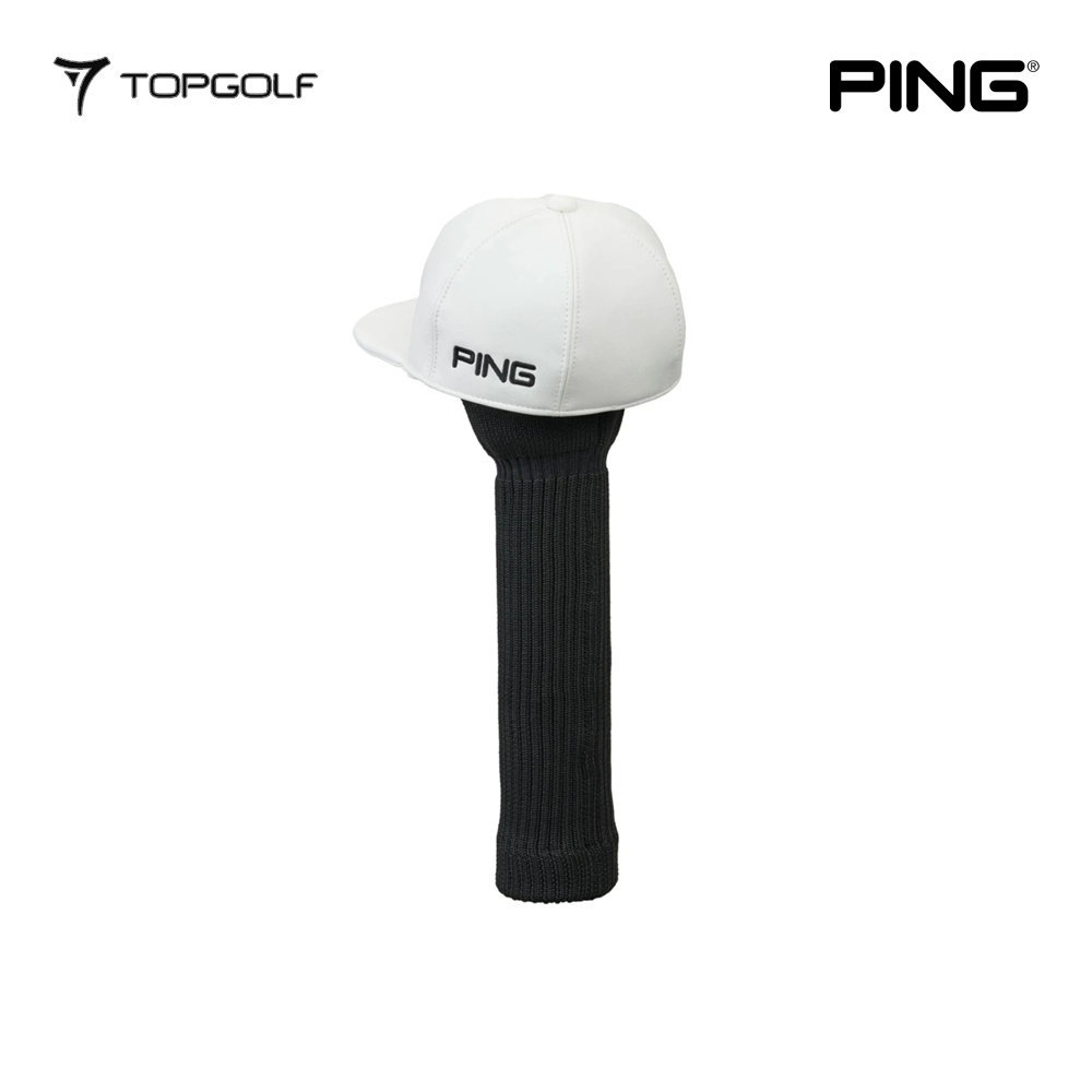 PING CAP HEAD COVER HC-U2504 CANDY BAR WHITE