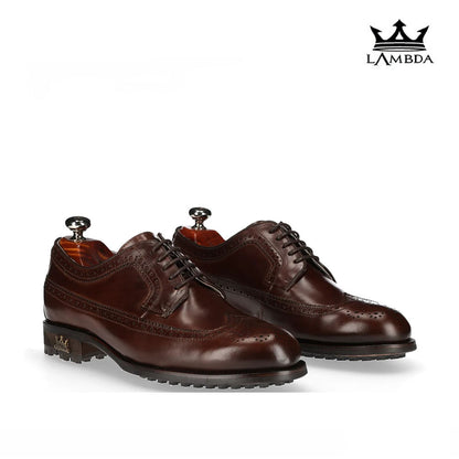 LAMBDA SHOES M LIVORNO LIV-M-1002 BROWN