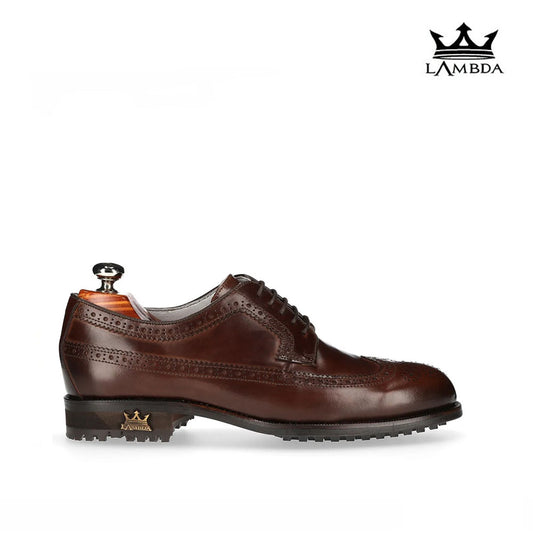 LAMBDA SHOES M LIVORNO LIV-M-1002 BROWN