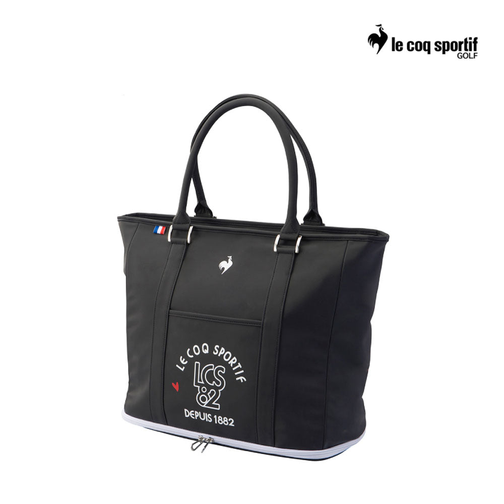 LE COQ BOSTON BAG QQCXJA02 W TWO-TIER (TOTE BAG) BK