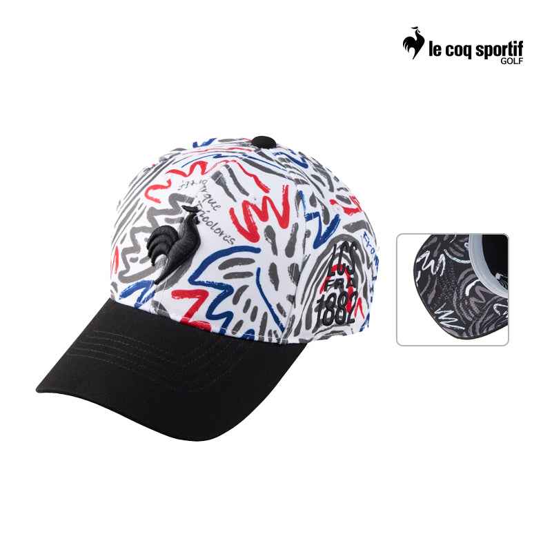 LE COQ CAP M LG4FCP08M SPORTS HERRITAGE MOTIF