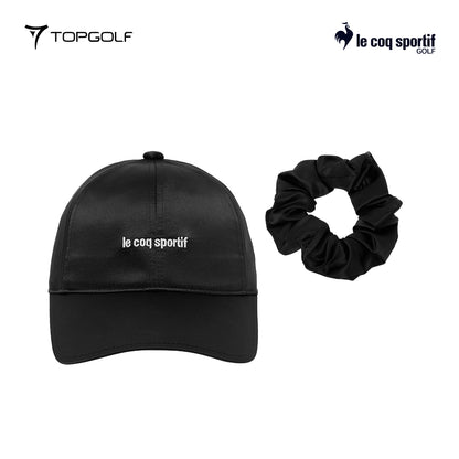 LE COQ CAP W LG5FCP04L SATIN WITH SCRUNCHIE 25FW F