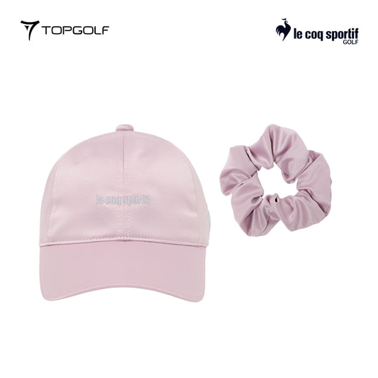 LE COQ CAP W LG5FCP04L SATIN WITH SCRUNCHIE 25FW F
