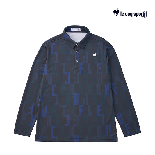 LE COQ POLO M LG4FLS04M LONG SLEEVE PATTERN NV00 24FW