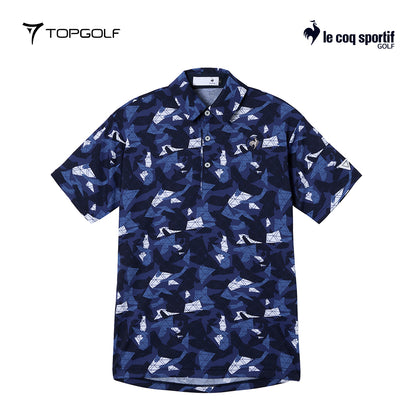 LE COQ POLO M LG5FHS01M MATISSE MOSAIC SHORT SLEEVE 25FW