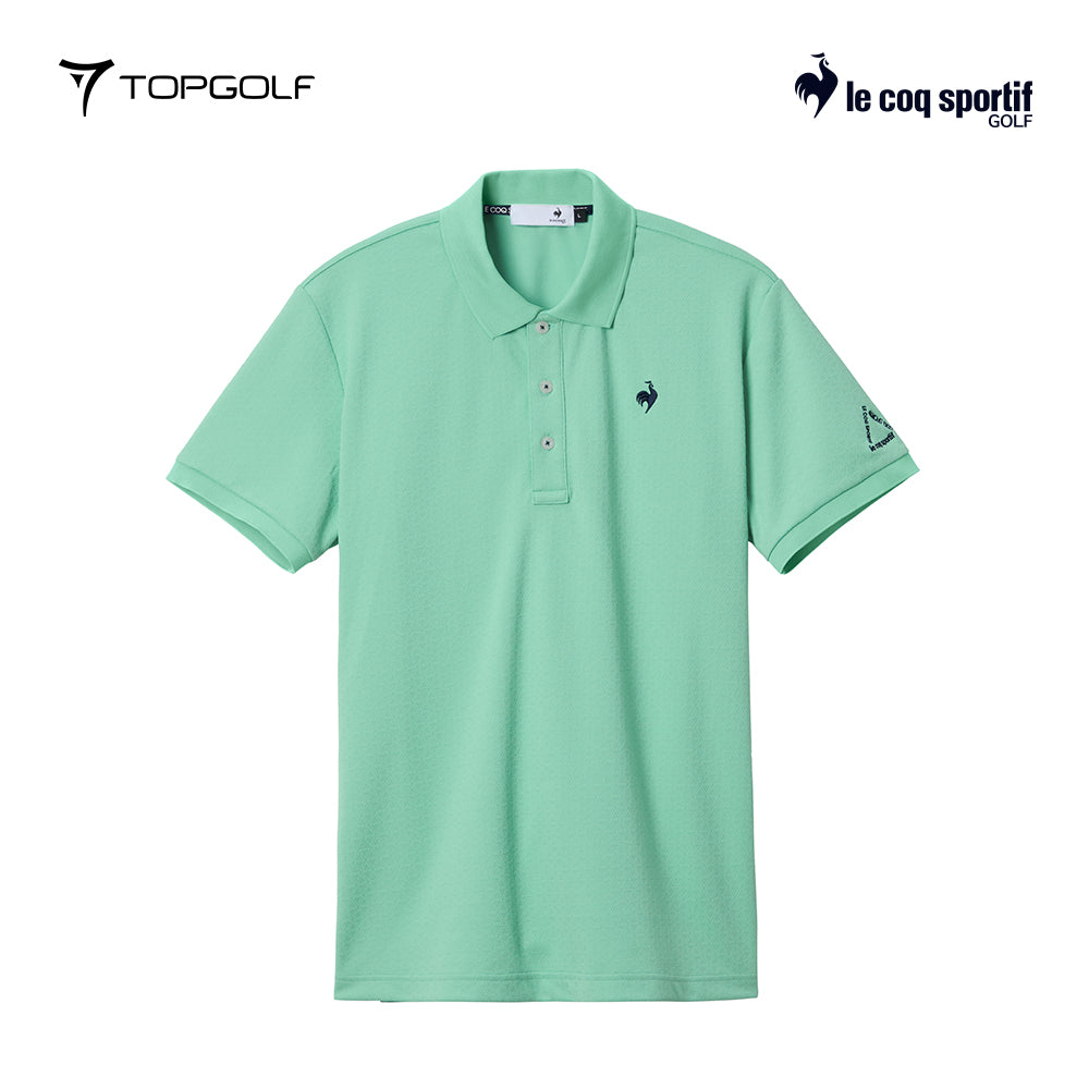 LE COQ POLO M LG5FHS13M DIAMOND JACQ. SHORT SLEEVE 25FW