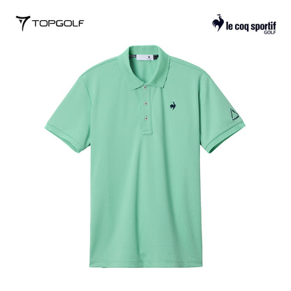 LE COQ POLO M LG5FHS13M DIAMOND JACQ. SHORT SLEEVE 25FW