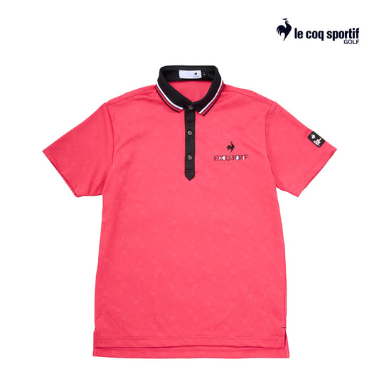Le Coq Polo M Lg5Shs04M Mondrian Jacquard Pk00 25Ss