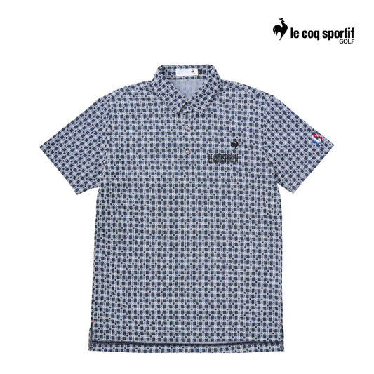 Le Coq Polo M Lg5Shs14M Monogram Jacquard Nv00 25Ss