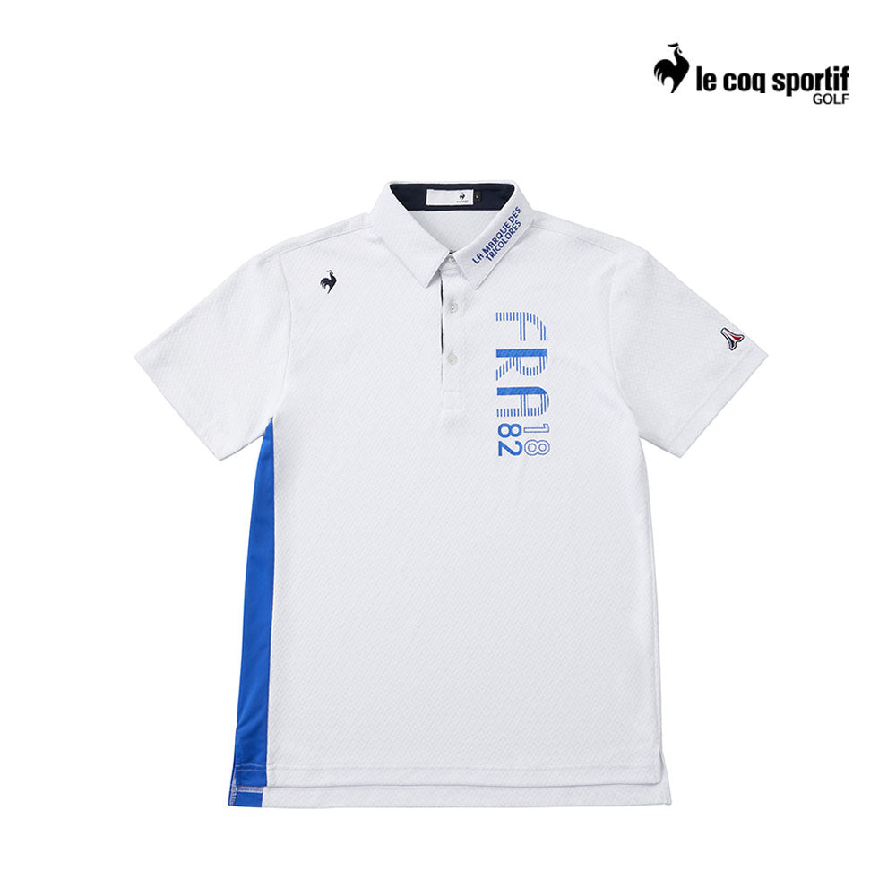 LE COQ POLO M QGMXJA16 BASIC DESIGN WH