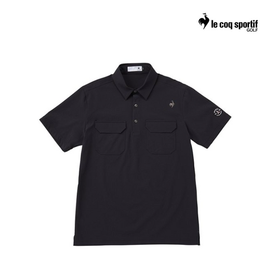 LE COQ POLO QGMXJA20 M DOBBY BK