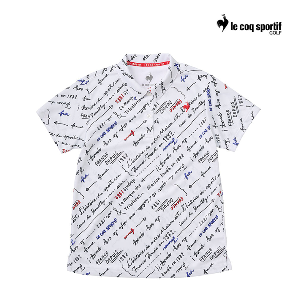 LE COQ POLO W LG4FHS01L ASIA SMU GRAPHIC WH00 24FW