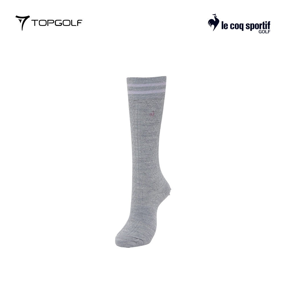 LE COQ SOCKS W LG5FSO06L CABLE KNIT KNEE 25FW 22-24