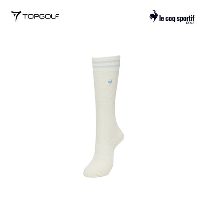 LE COQ SOCKS W LG5FSO06L CABLE KNIT KNEE 25FW 22-24