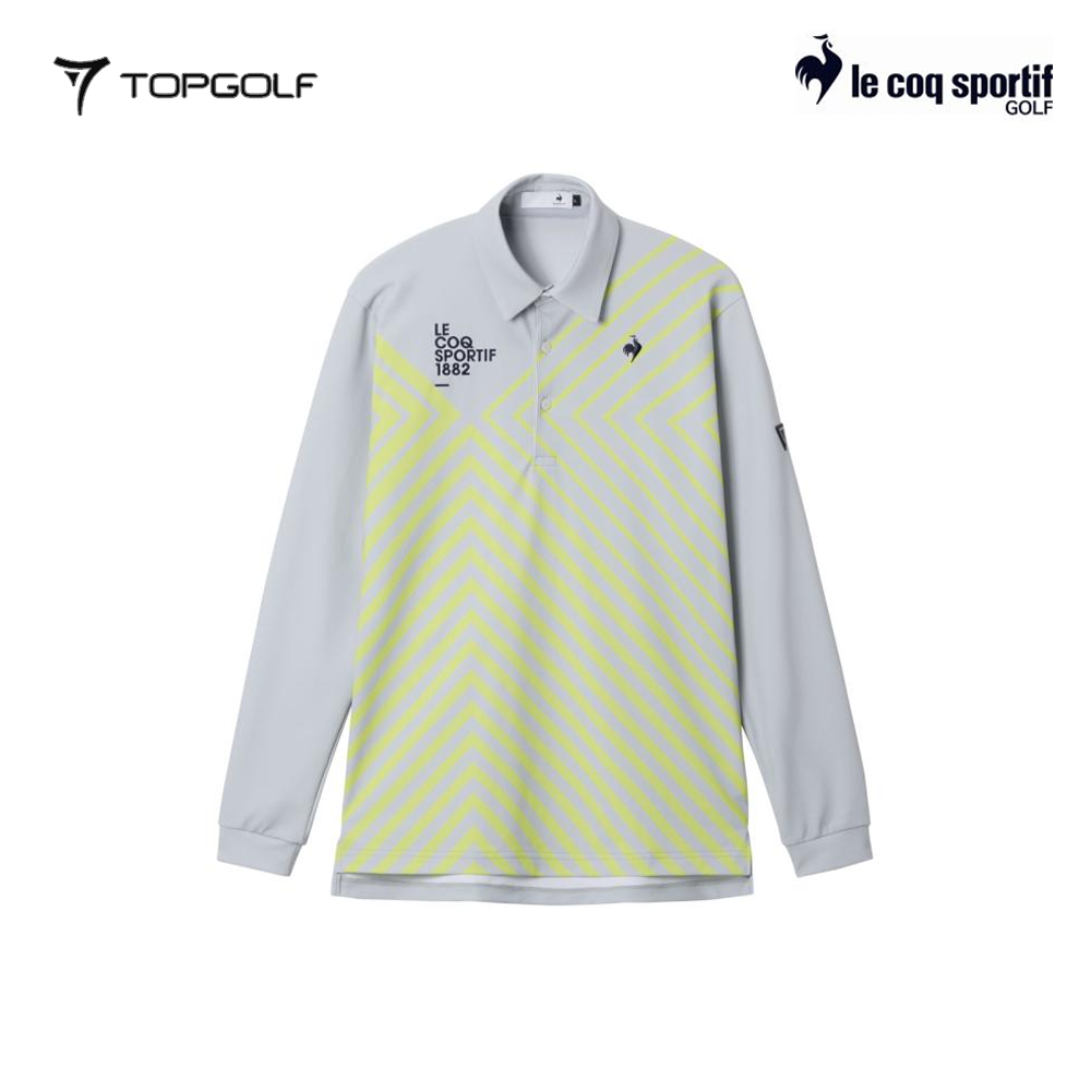 LE COQ POLO M LG5FLS06M PRINTED LONG SLEEVE GY00 25FW