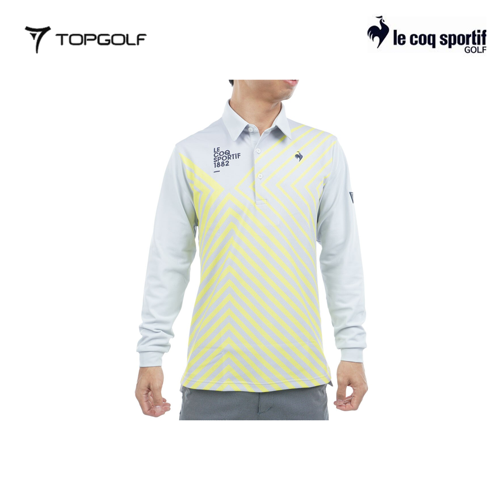 LE COQ POLO M LG5FLS06M PRINTED LONG SLEEVE GY00 25FW