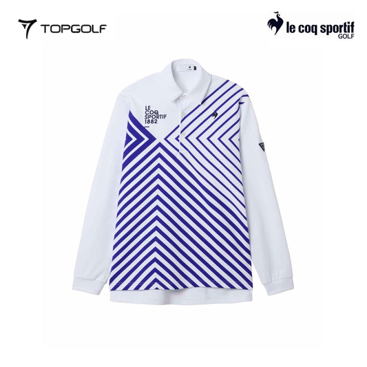 LE COQ POLO M LG5FLS06M PRINTED LONG SLEEVE WH00 25FW