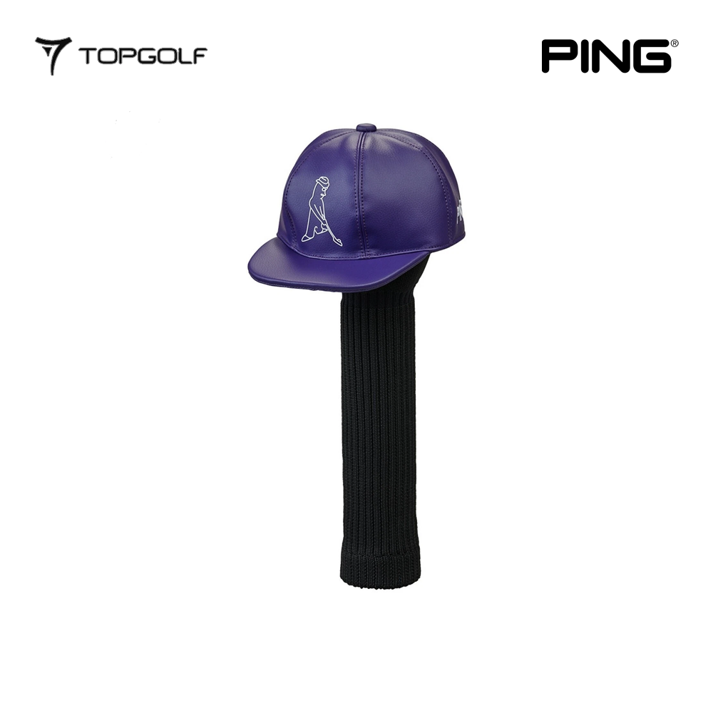 PING CAP HEAD COVER HC-U2505 MR.PING NAVY