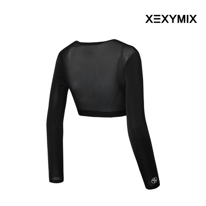 XEXYMIX MESH PADDED BOLERO GT3002G BLACK