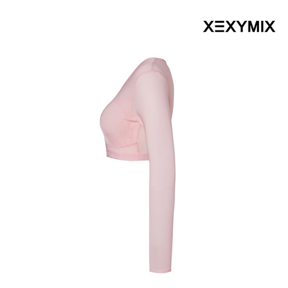 XEXYMIX MESH PADDED BOLERO GT3002G CLOUDY PINK