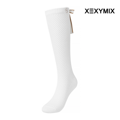 XEXYMIX SOCKS NON SLIP RIBBON NET XGFNS02J0 BEIGE