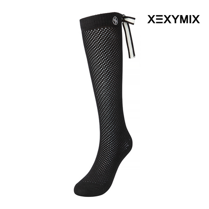 XEXYMIX SOCKS NON SLIP RIBBON NET XGFNS02J0 BLACK