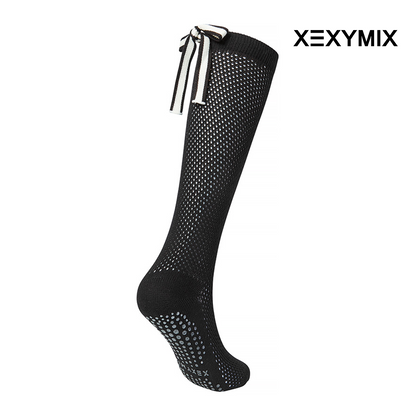 XEXYMIX SOCKS NON SLIP RIBBON NET XGFNS02J0 BLACK