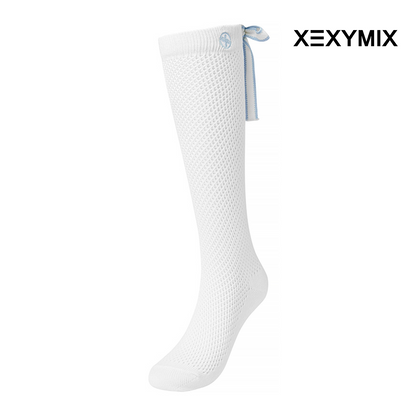 XEXYMIX SOCKS NON SLIP RIBBON NET XGFNS02J0 LIGHT BLUE