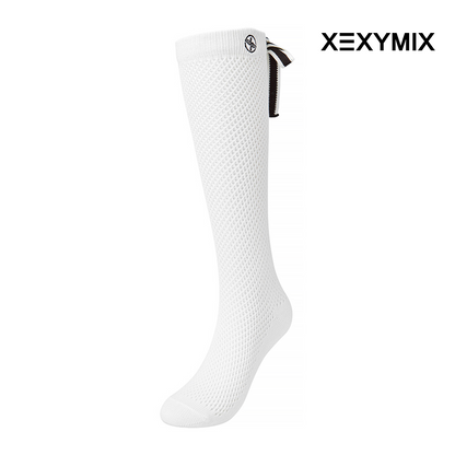 XEXYMIX SOCKS NON SLIP RIBBON NET XGFNS02J0 WHITE