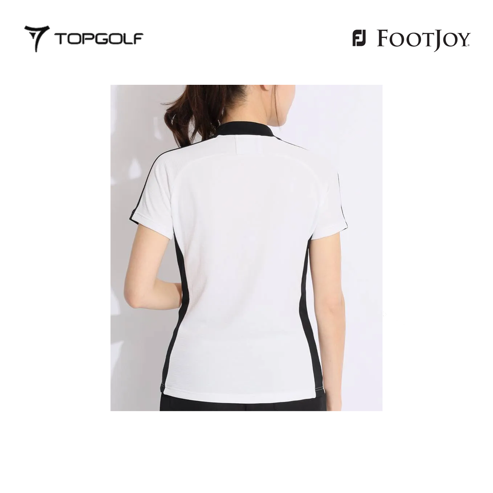 FOOTJOY POLO 81922 W ES JP W SOLID MOCK NECK WT