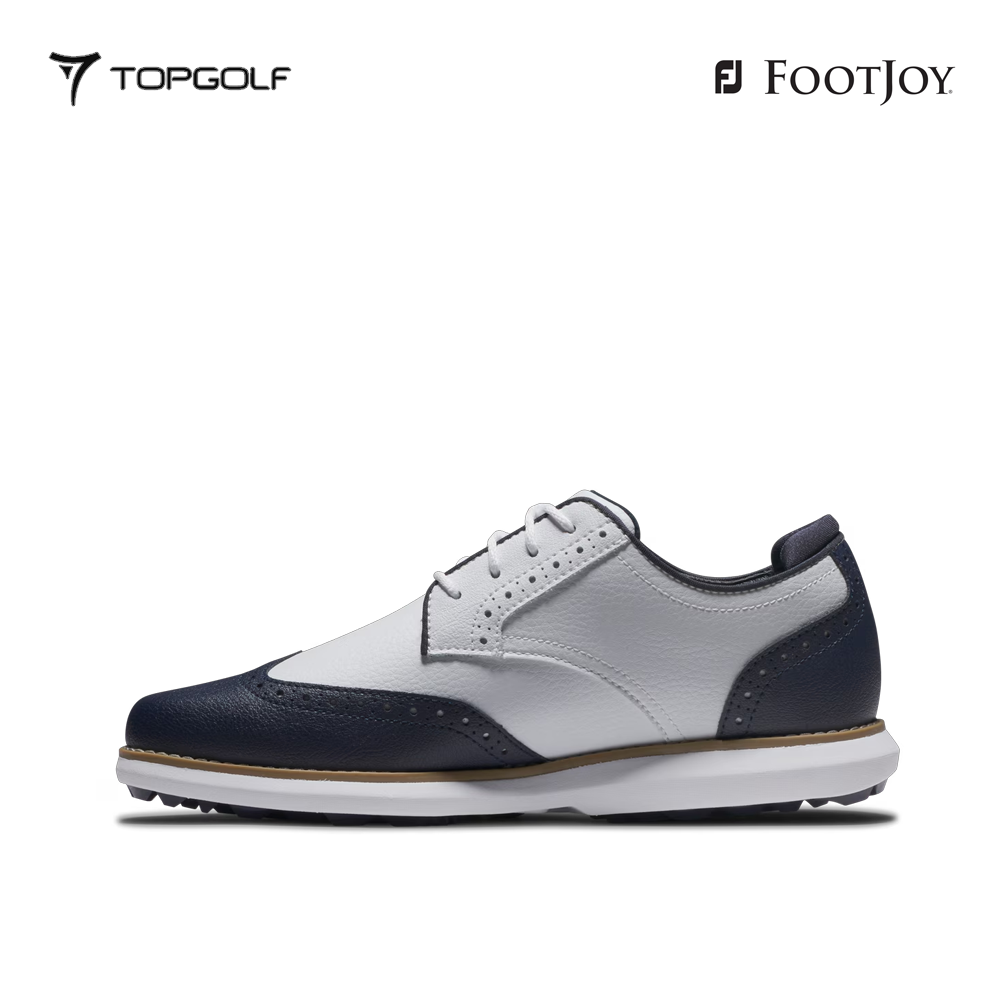 FOOTJOY SHOES 97934 W FS W TRADITIONS WHT/NVY/WHT