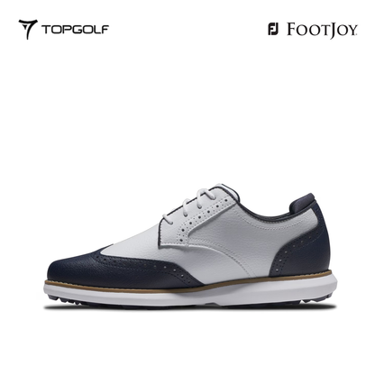 FOOTJOY SHOES 97934 W FS W TRADITIONS WHT/NVY/WHT