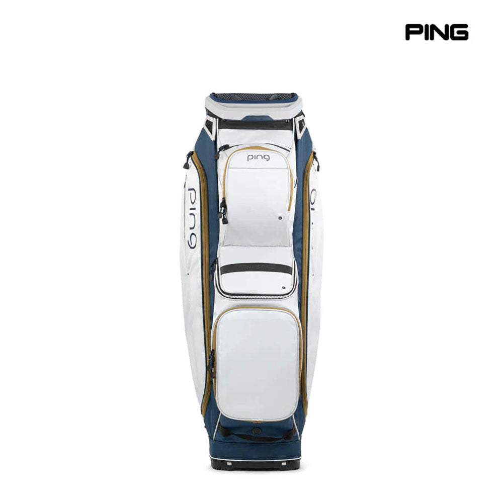 PING CADDIE BAG TRAVERSE 244 NAVY/PLATINUM/GOLD