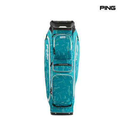 PING CADDIE BAG TRAVERSE 244 TEAL DECAL